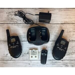 Vintage Midland GXT-200 Two-Way Radios with Charging Stand